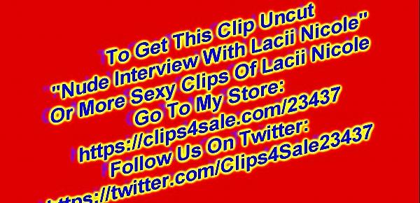  Nude Interview With Handjob With Sasha Banks Lookalike Lacii Nicole